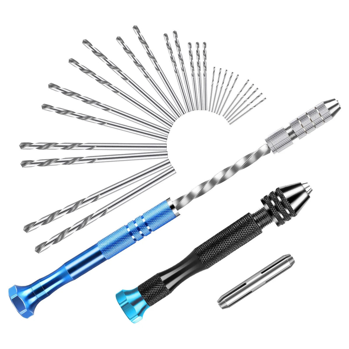 27 Piece Pin Vise Hand Drill Set with Micro Bits for Jewelry Making