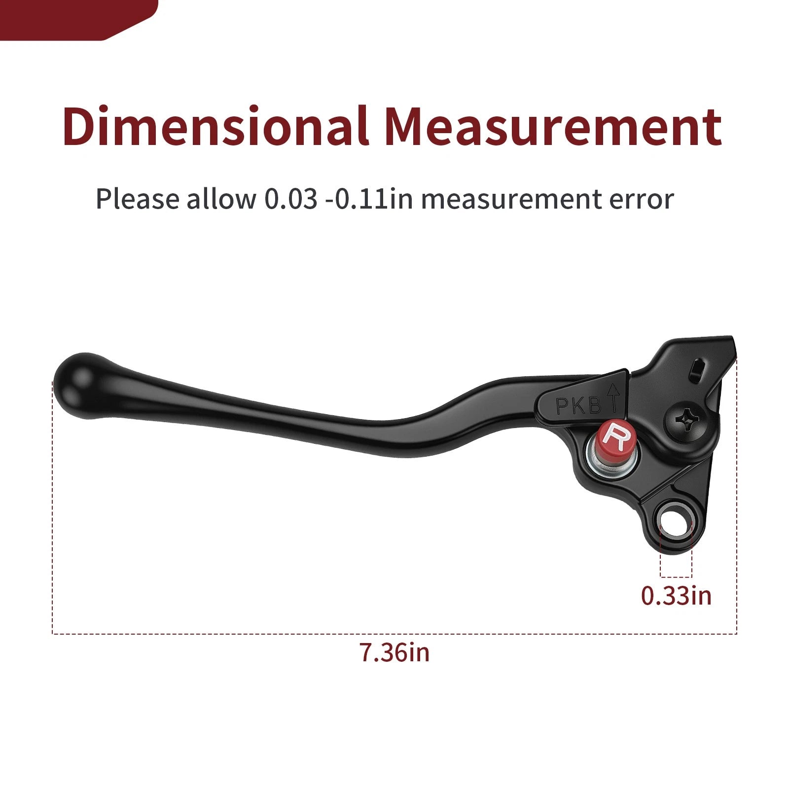 Left Hand Rear Brake Lever Parking Lock Assembly for Honda FourTrax 300 (1988–2000)