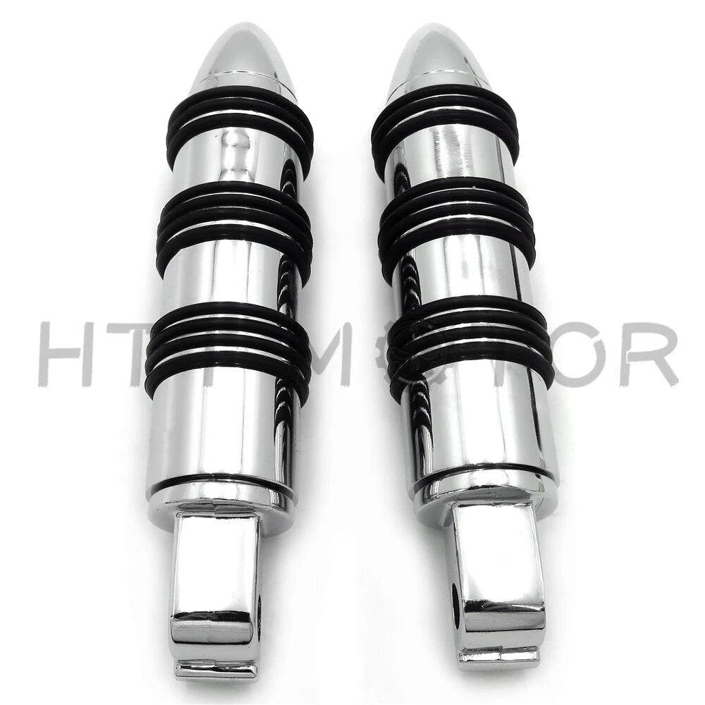 Chrome Foot Pegs for Victory Hammer Vegas 8 Ball (Front & Rear)