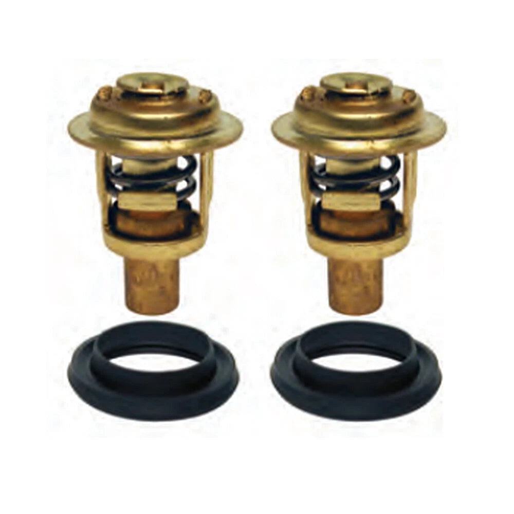 2X Thermostat 75692Q2 75692T for Mercury Marine (143F Degree, 135-150HP)
