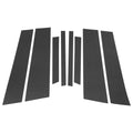 Door Pillar Window Trim Kit for BMW X4 (2019–2024) Carbon Fiber Pattern 8Pcs