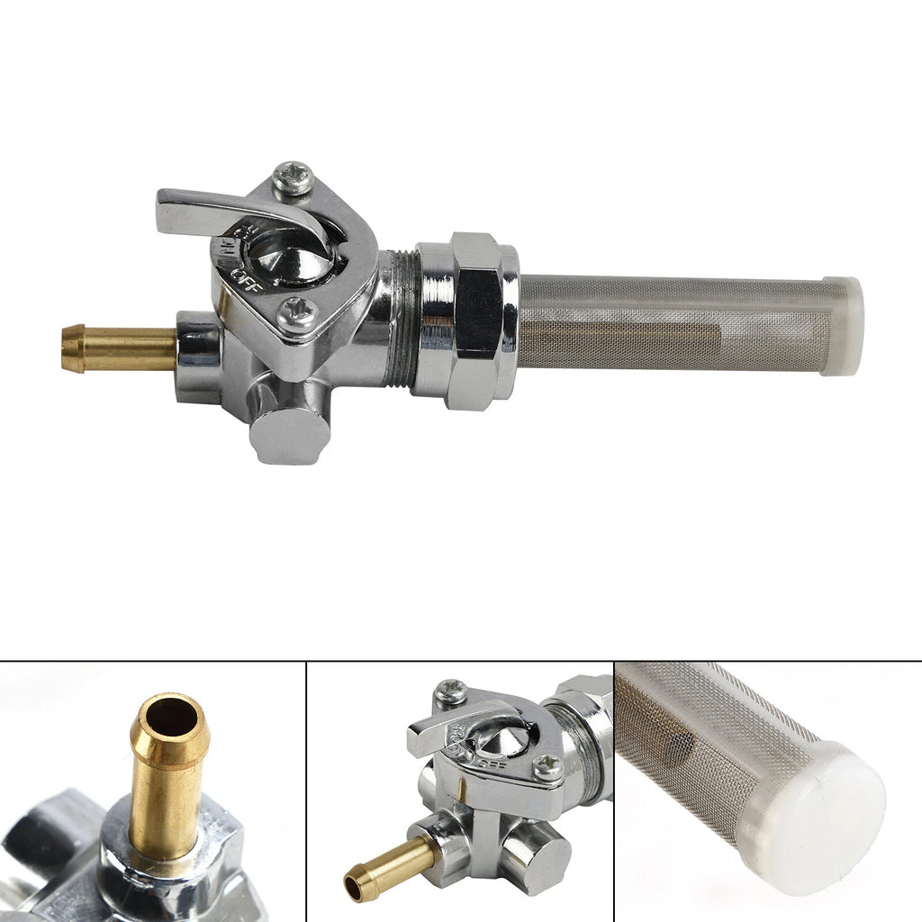 Gas Tank Fuel Cock Valve Petcock for Harley FLH FXE (1975–1982) 62166-81