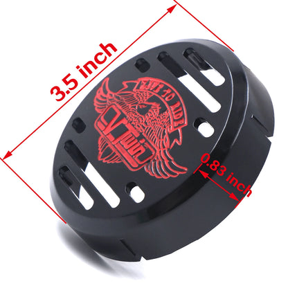 Black V-Twin Horn Cover for Yamaha V-Star 650 (2000–2017)