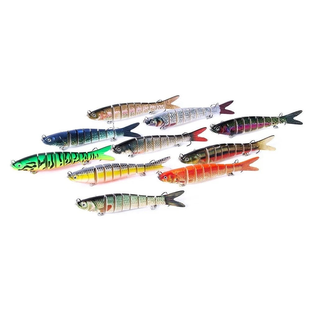 8 Section Sinking Lure 11.4g for Bass and Walleye