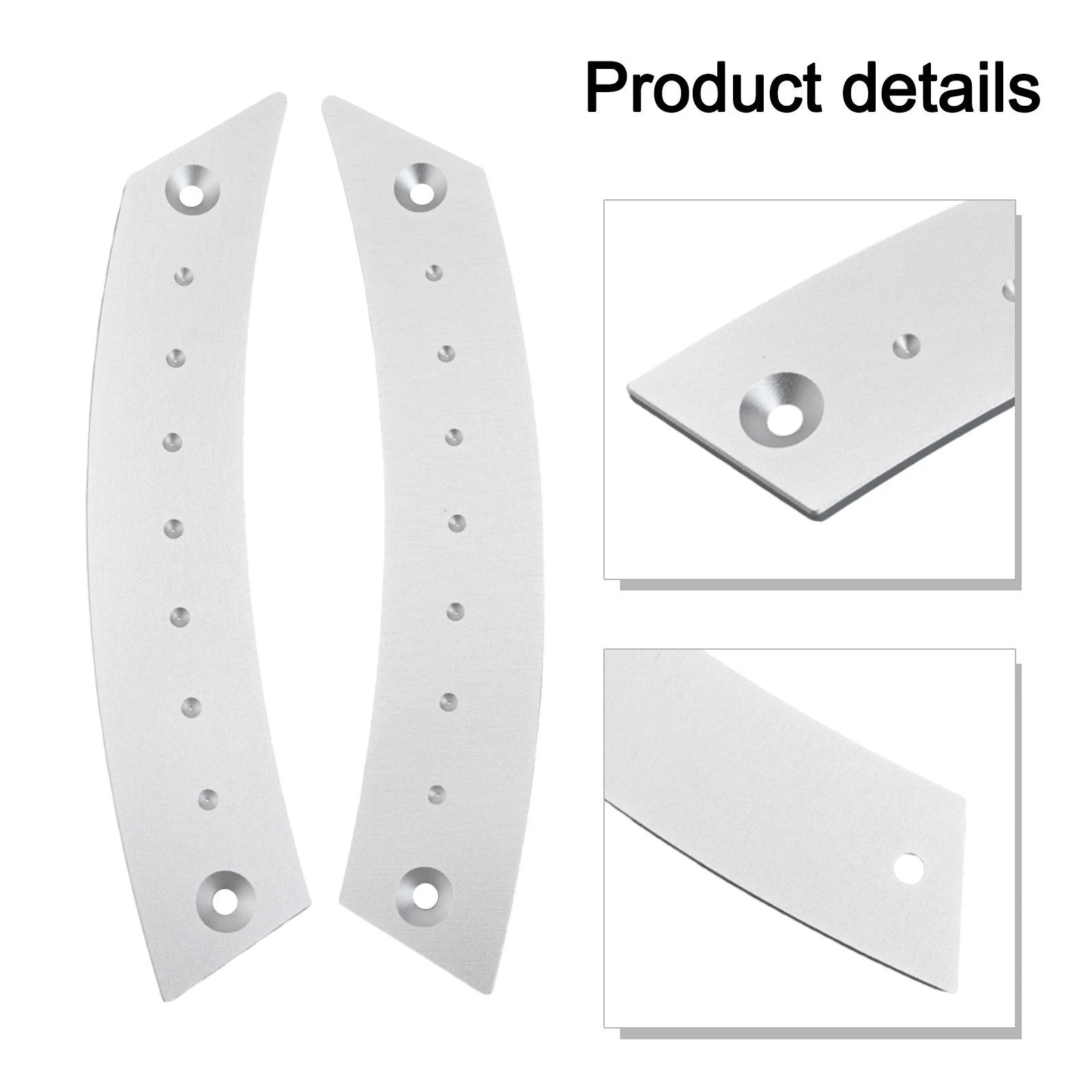 2 Piece Silver Pull Handle Set for Volkswagen Beetle (1998–2010)