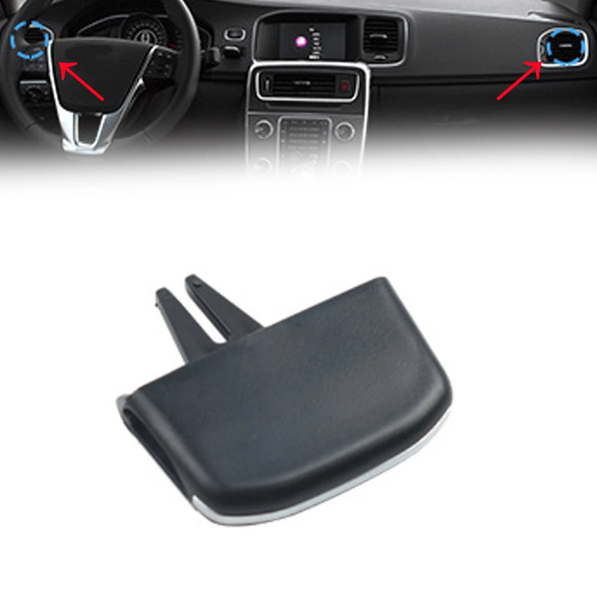 AC Air Vent Outlet Tab Clips for Volvo V40, S60