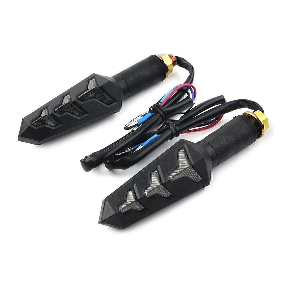 10mm LED Blinker Turn Signal Indicator Lights for Universal Motorcycle