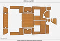 EVA Foam Teak Deck Pad for Liberty 220 Swim Platform (2002)