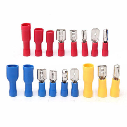 120 PCS Insulated Electrical Wire Crimp Terminals Connectors Kit