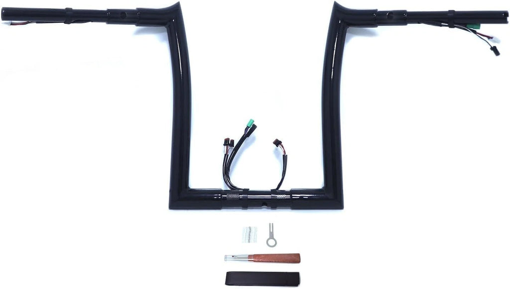 16" Prewired Handlebar 1.5" for Harley-Davidson Road Glide (2015) Black