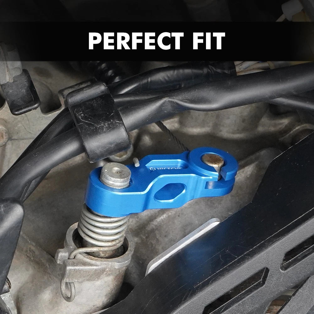 Aluminum Pull Clutch Cable Arm Push Lever for Yamaha YFZ450R (2009–2023) Blue