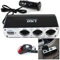 Multi Socket USB Charger for Car (Universal)