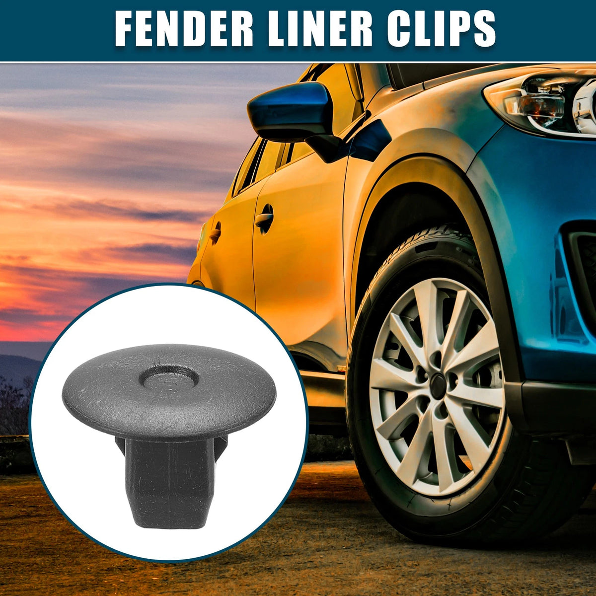 Fender Liner Clips Replacement for Honda Accord (2008–2012) 40 Pcs