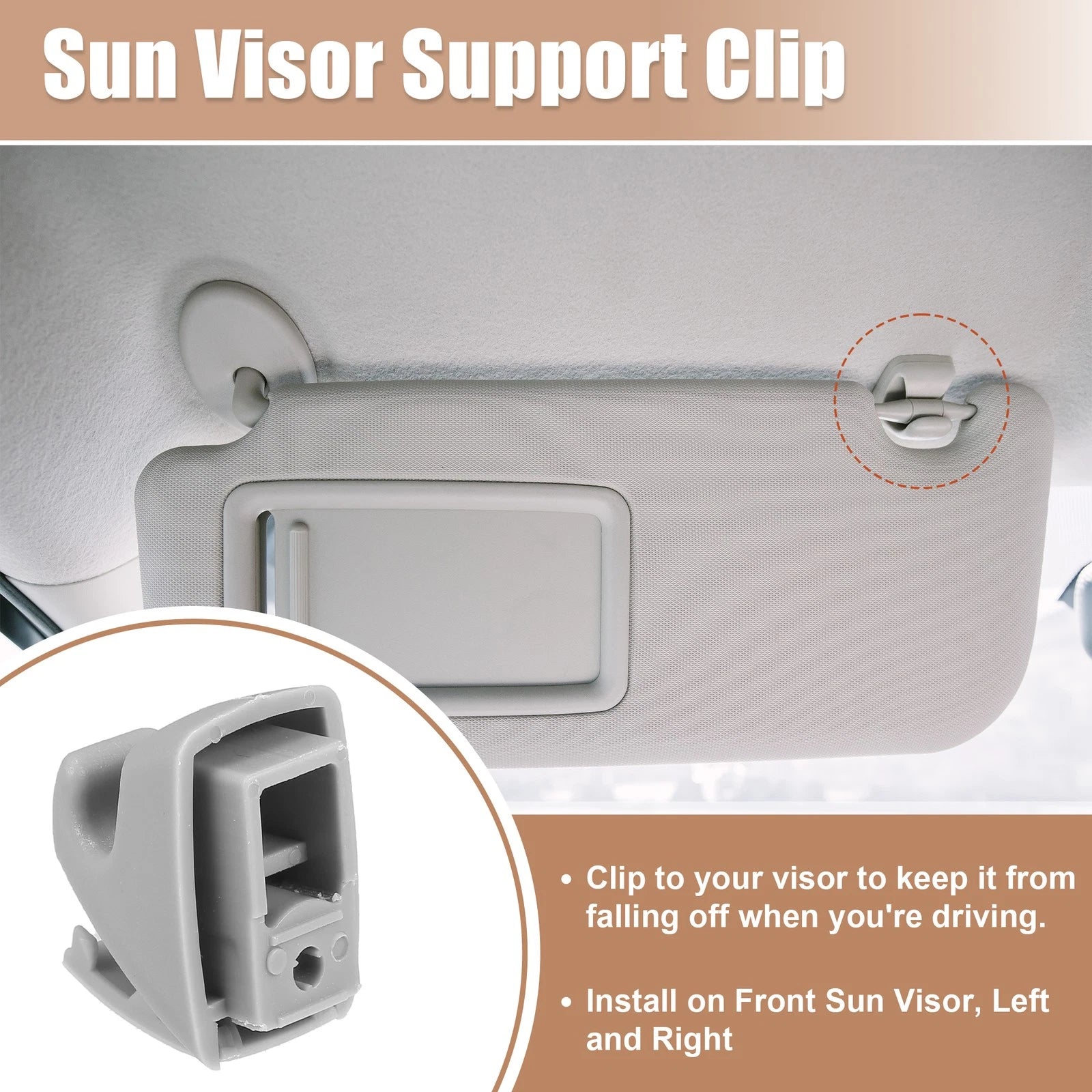 Sun Visor Support Clip Retainer Replacement for Chevrolet Cruze (2011–2016)