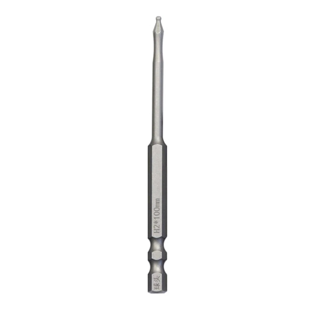 Hex Screwdriver Bit for (3.93", Alloy Steel, Ball End)
