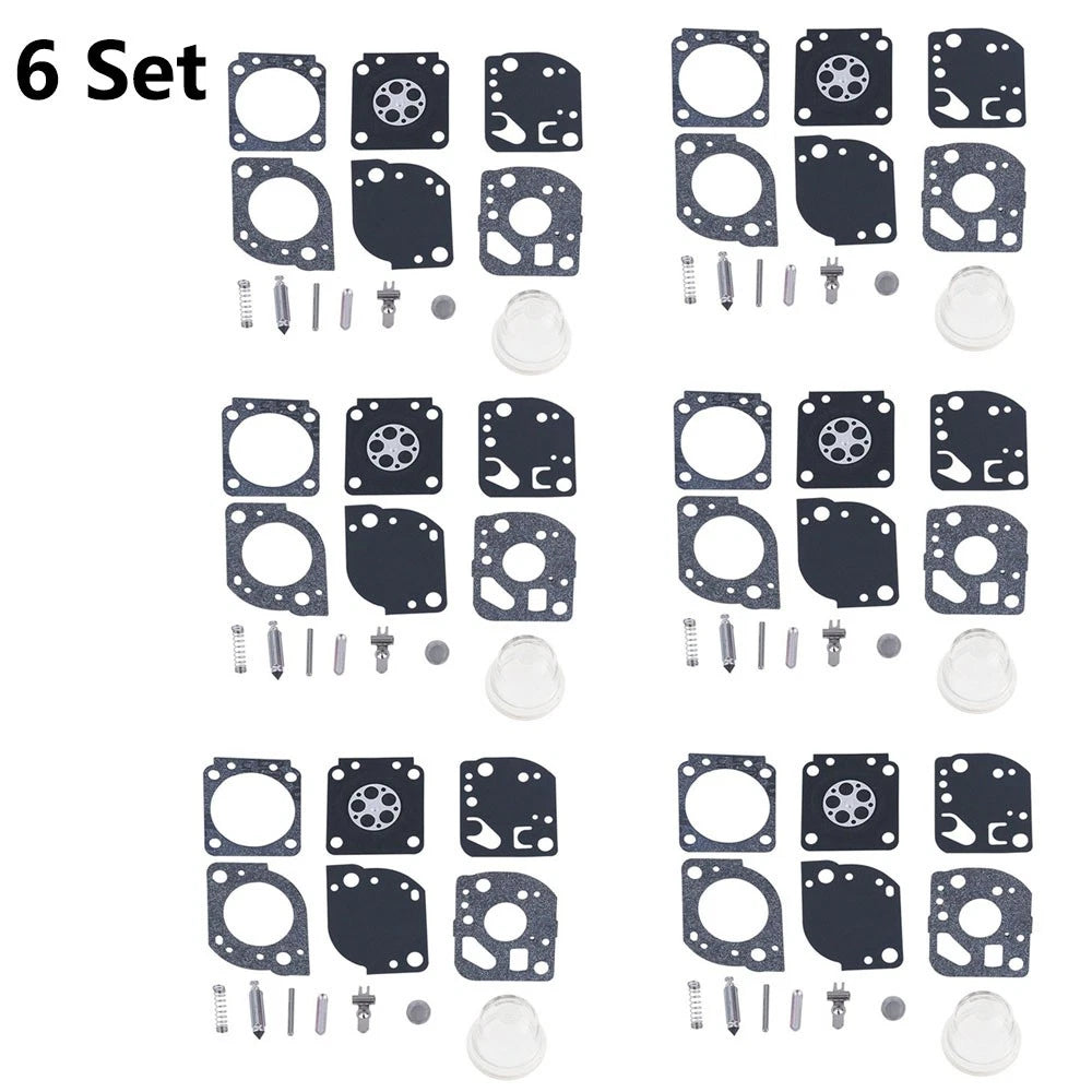 6x Carburetor Repair Kit for Poulan Ryobi Homelite Zama C1U-W19 RB-117