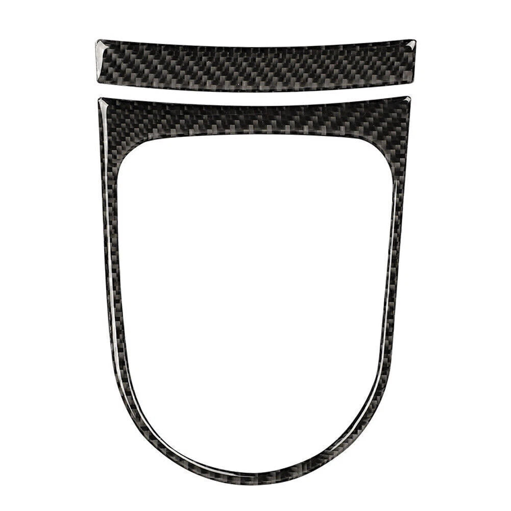 Carbon Fiber Interior Gear Shift Panel Cover Trim for Ford Mustang (2015–2019)