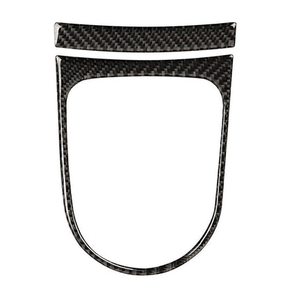 Carbon Fiber Interior Gear Shift Panel Cover Trim for Ford Mustang (2015–2019)