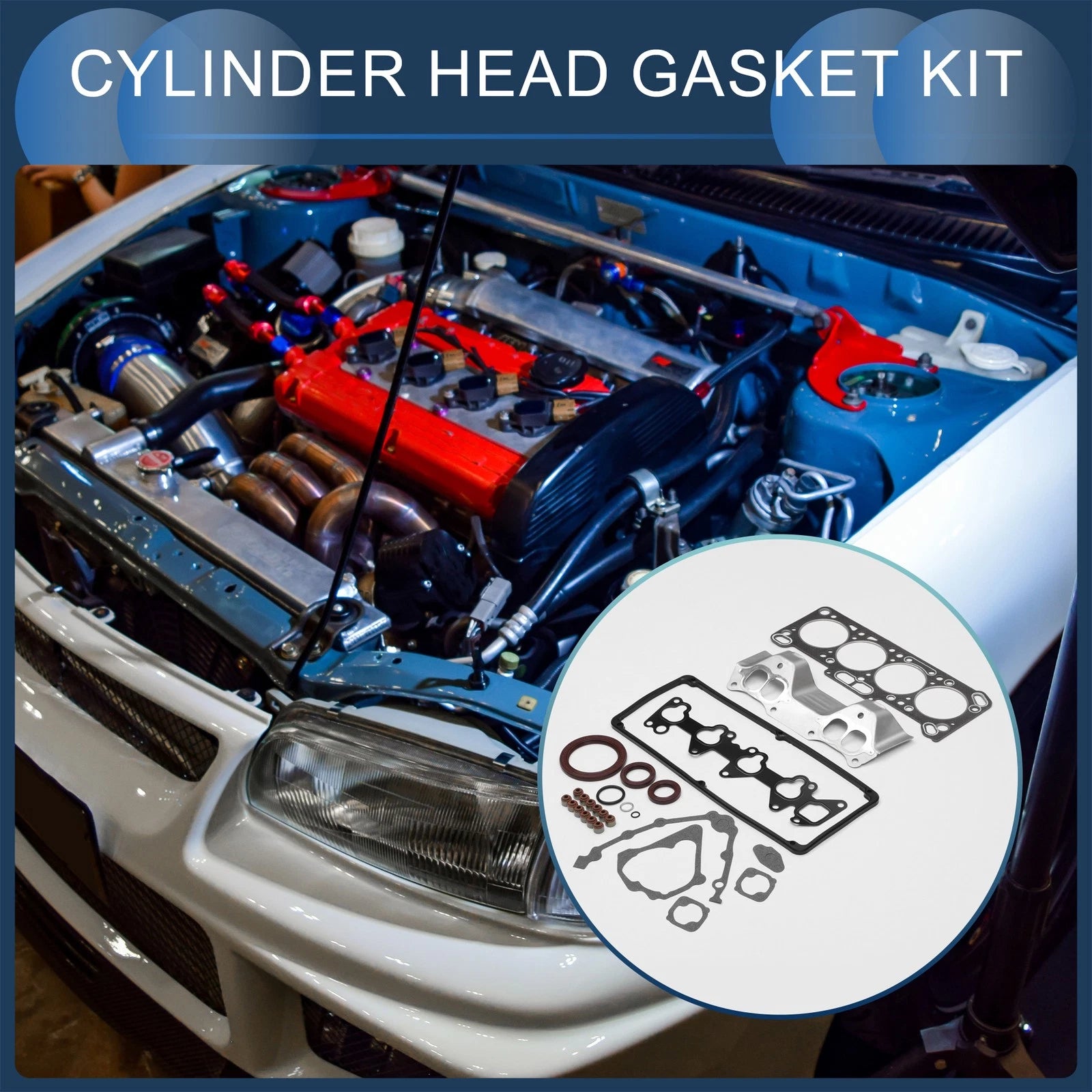 Cylinder Head Gasket Kit Replacement for Mitsubishi 4G15 (2003–2012)