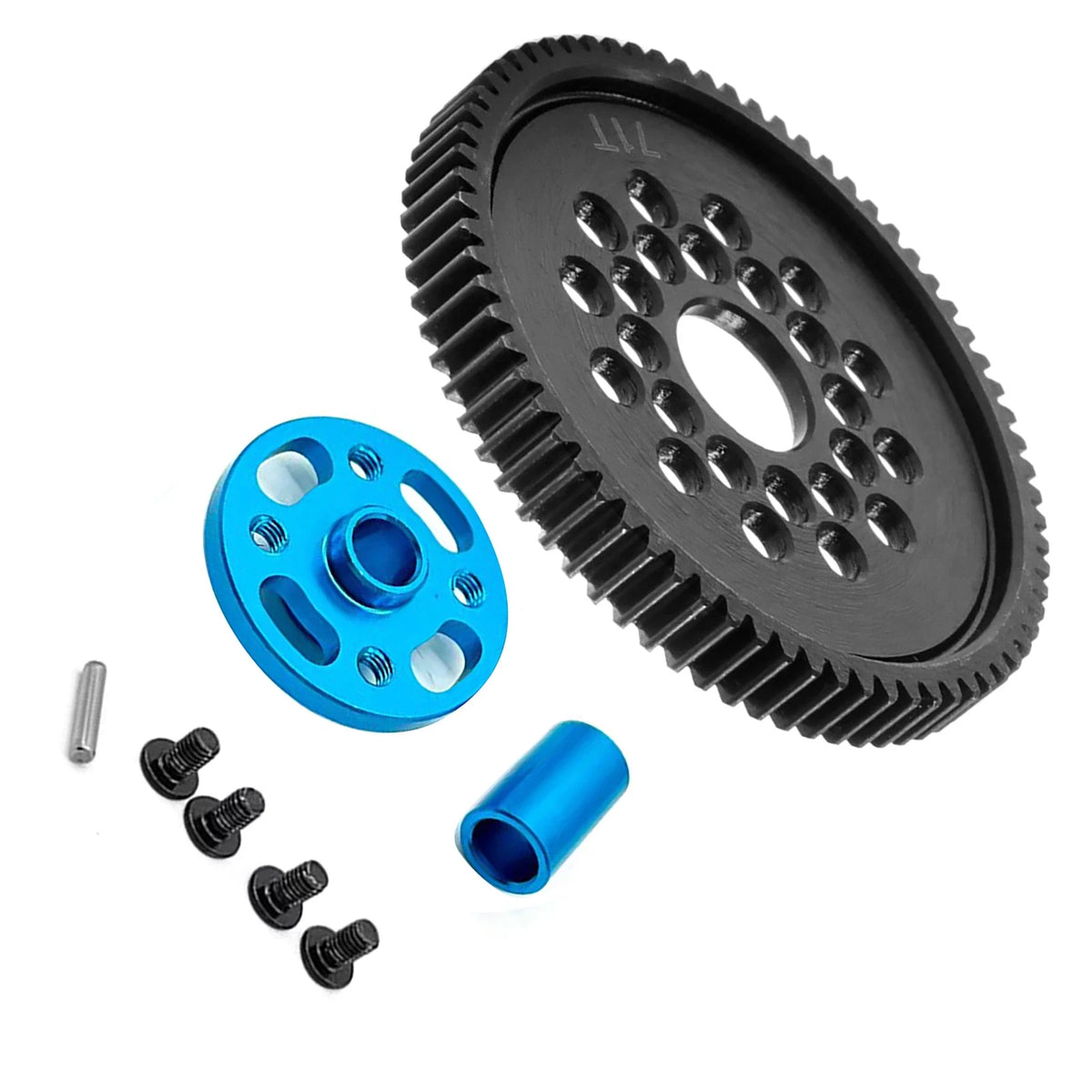RC Gear Set Alloy Kit for Tamiya TT-02 (RC 63/64/68/71T)