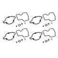 Set of 4 Carburetor Repair Kits for Honda CBR600F2 (1994–2003) VF750C Magna CB1000 18-5394