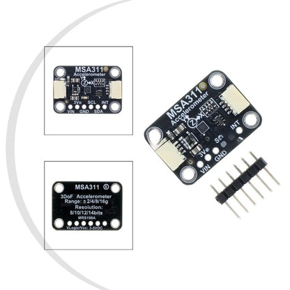 MSA311 Triaxial Accelerometer PCB Module for STEMMA QT (25.4 x 17.8 x 6mm)