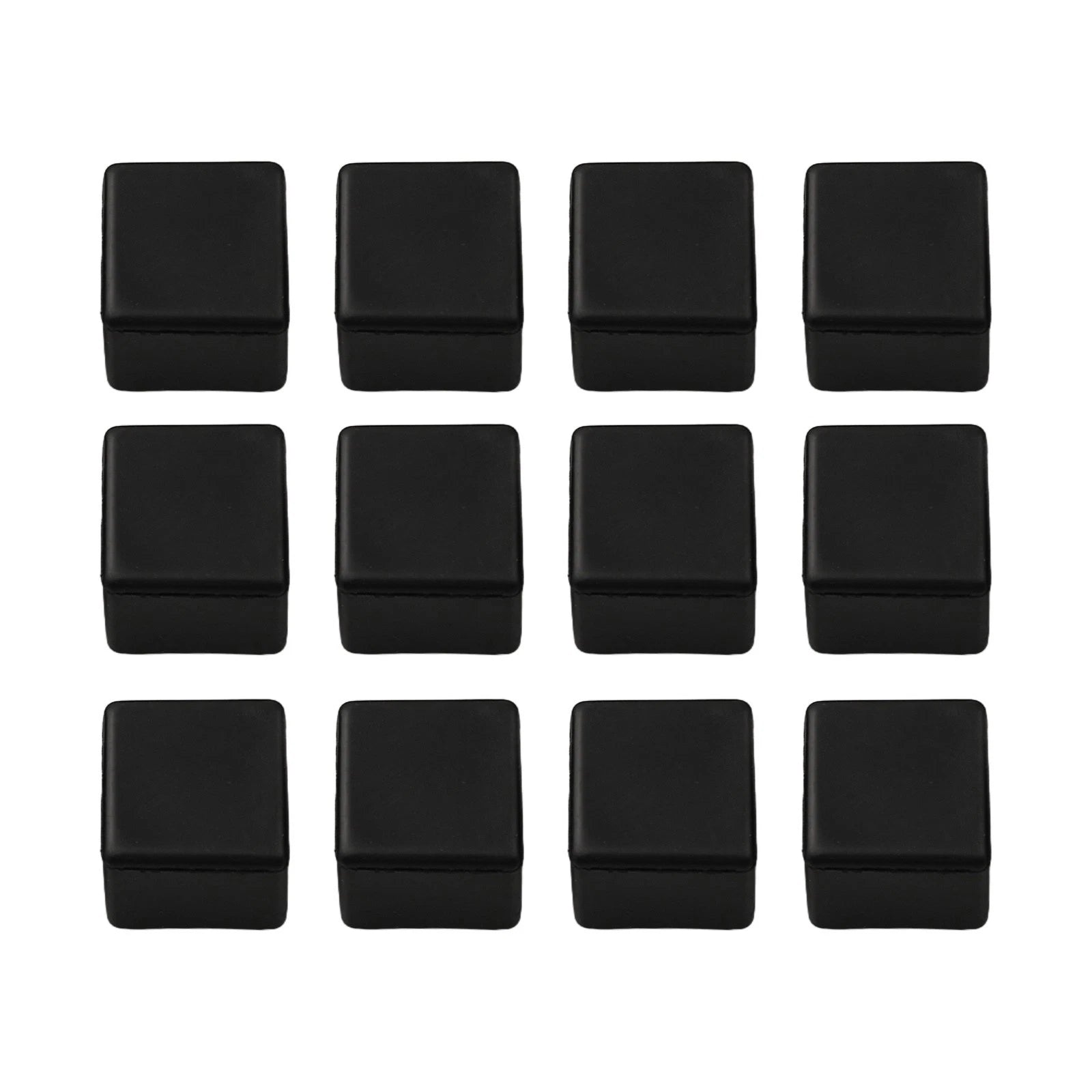 Chair Leg Cap Protector for Table (PVC, Non-slip, Black)