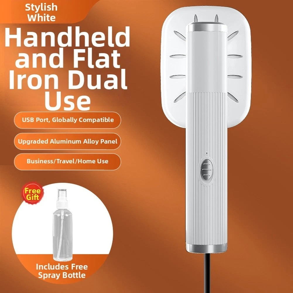 Handheld Steam Iron for Quick Heat Aluminum Panel Design (No Part Numbers)