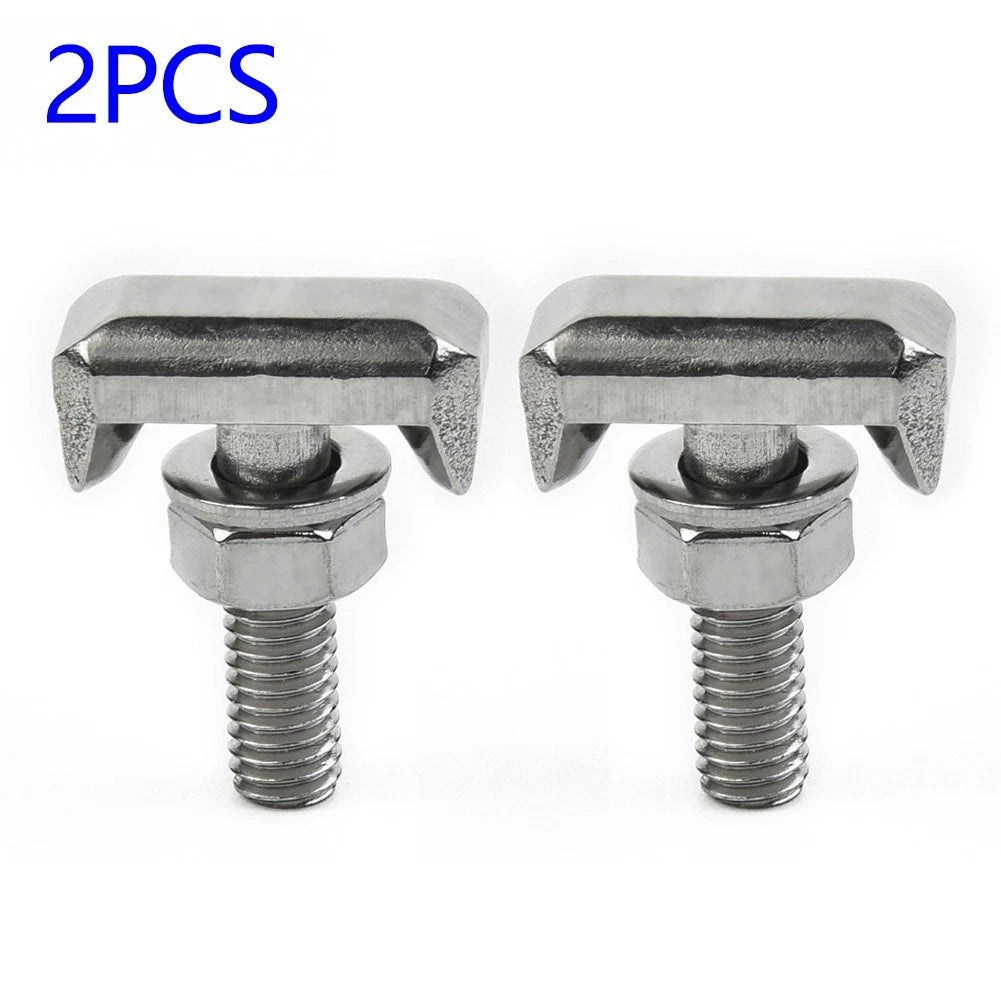 Battery 2pcs T-Bolts Cable Terminal Connectors Replace #6X0915138