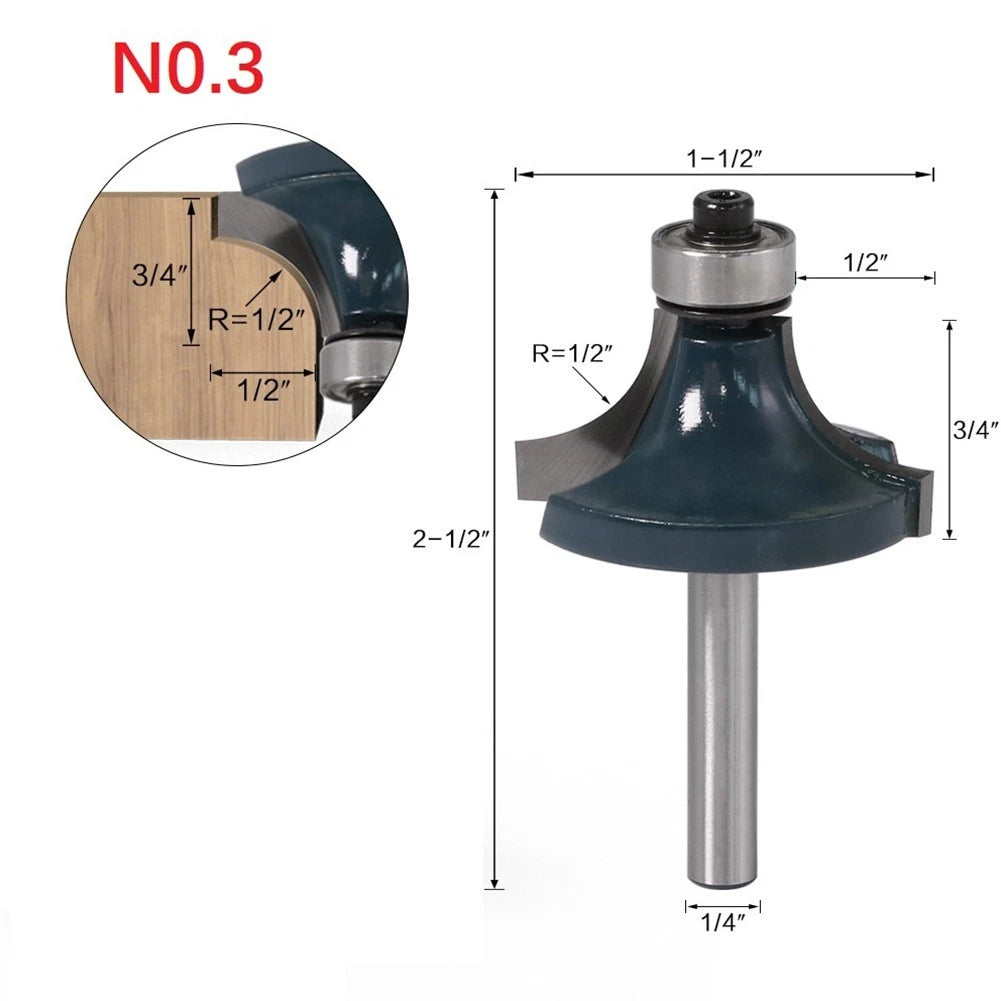 Router Bit 1/4 Shank Milling Cutter