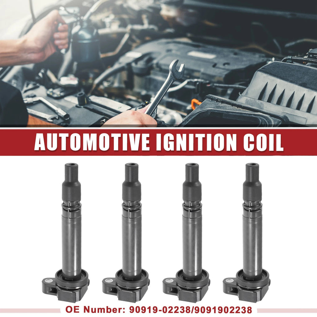 Ignition Coil Set 4 Pcs Replacement for Toyota Celica (2000–2005)
