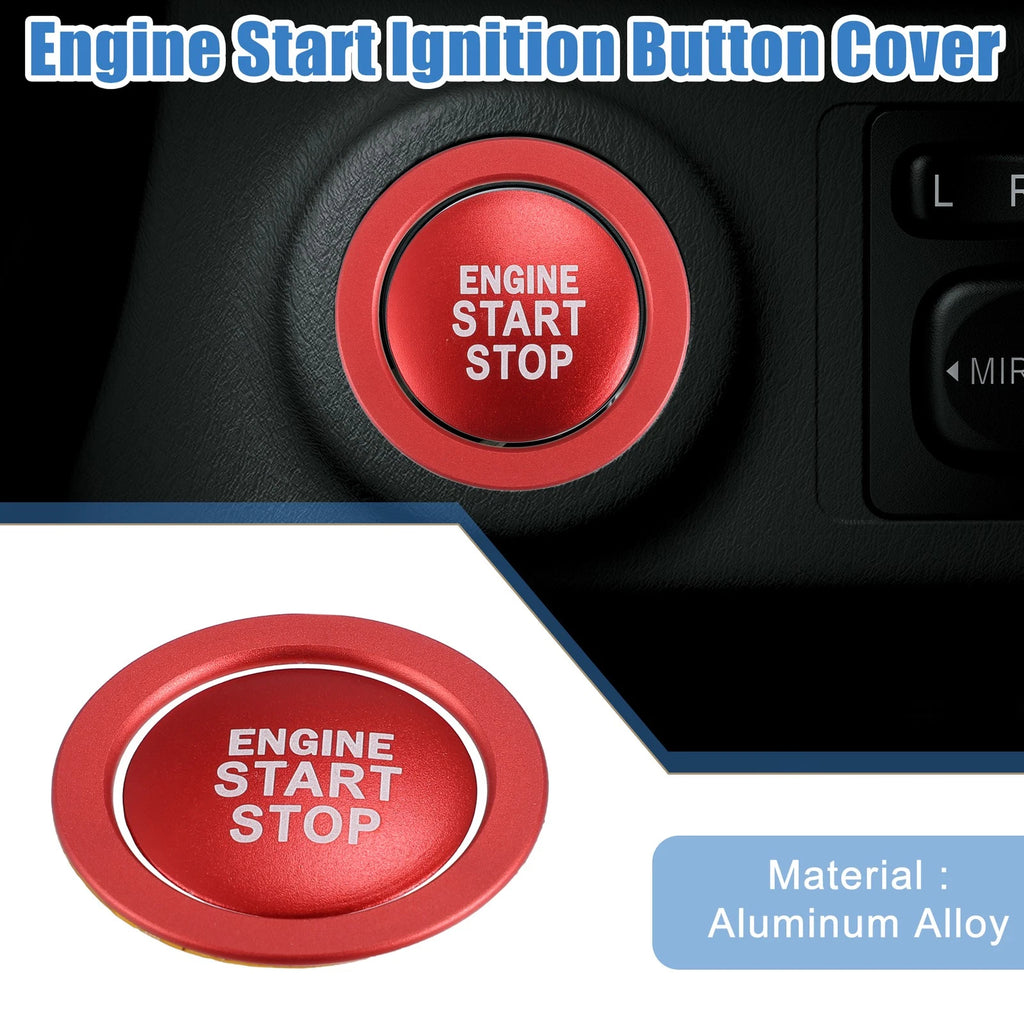 Start Stop Ignition Button Cover Sticker for Toyota Camry Prius RAV4 Corolla (2007–2019)