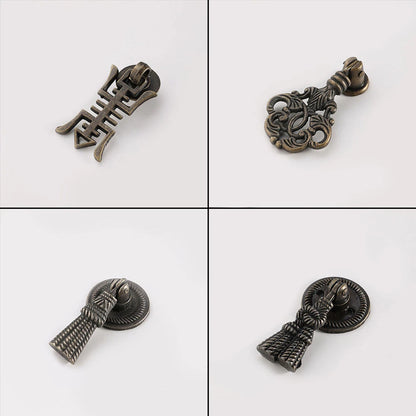 2X Antique Door Cabinet Pull Handles for Furniture
