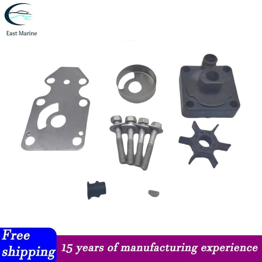 Water Pump Rebuild Kit for Yamaha Marine 9.9HP 15HP (18-3412, 63V-W0078-02)