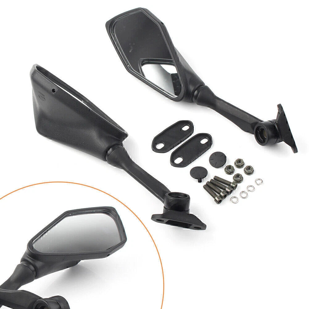 Pair ABS Rear View Mirrors for Kawasaki Ninja ZX6R (2013–2017)