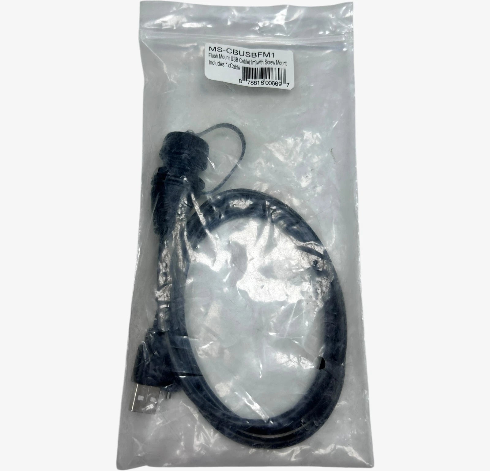 Flush Mount USB Connect with Waterproof Cap for Fusion MS-CBUSBFM1