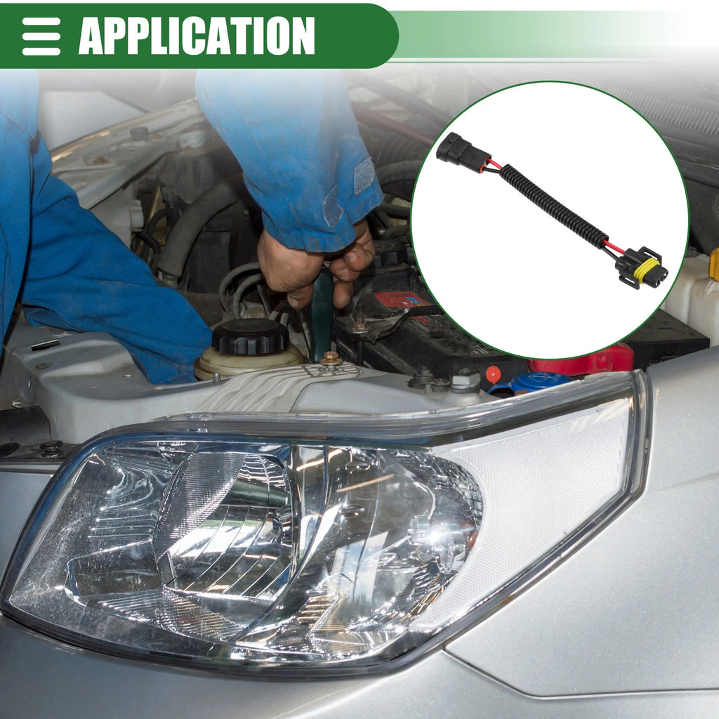 H8/H9/H11 Headlight Wiring for Universal Vehicles