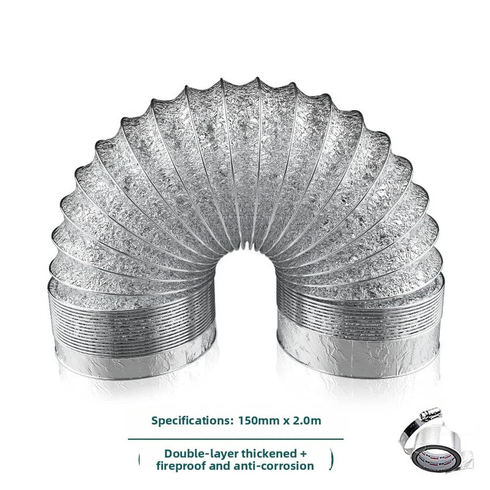 150mm Exhaust Hose for Various Applications (2 Meter Telescopic Design)