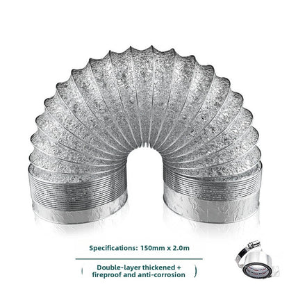 150mm Exhaust Hose for Various Applications (2 Meter Telescopic Design)