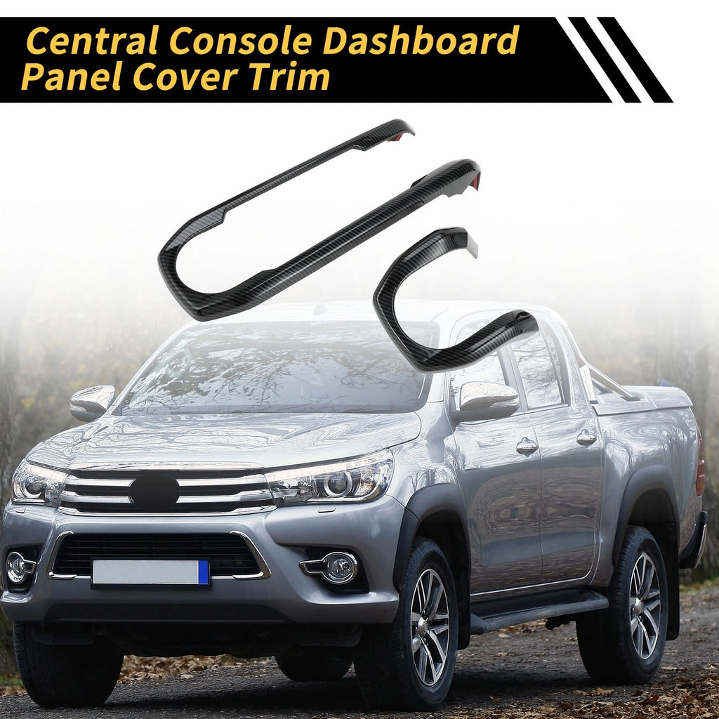 Dashboard Panel Cover Trim Carbon Fiber Pattern Set for Toyota Tacoma (2016–2023)