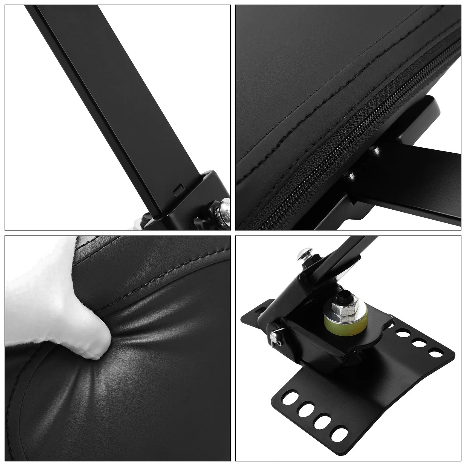 Adjustable Driver Backrest for Harley Touring (1997–2023) One-Piece Slotted