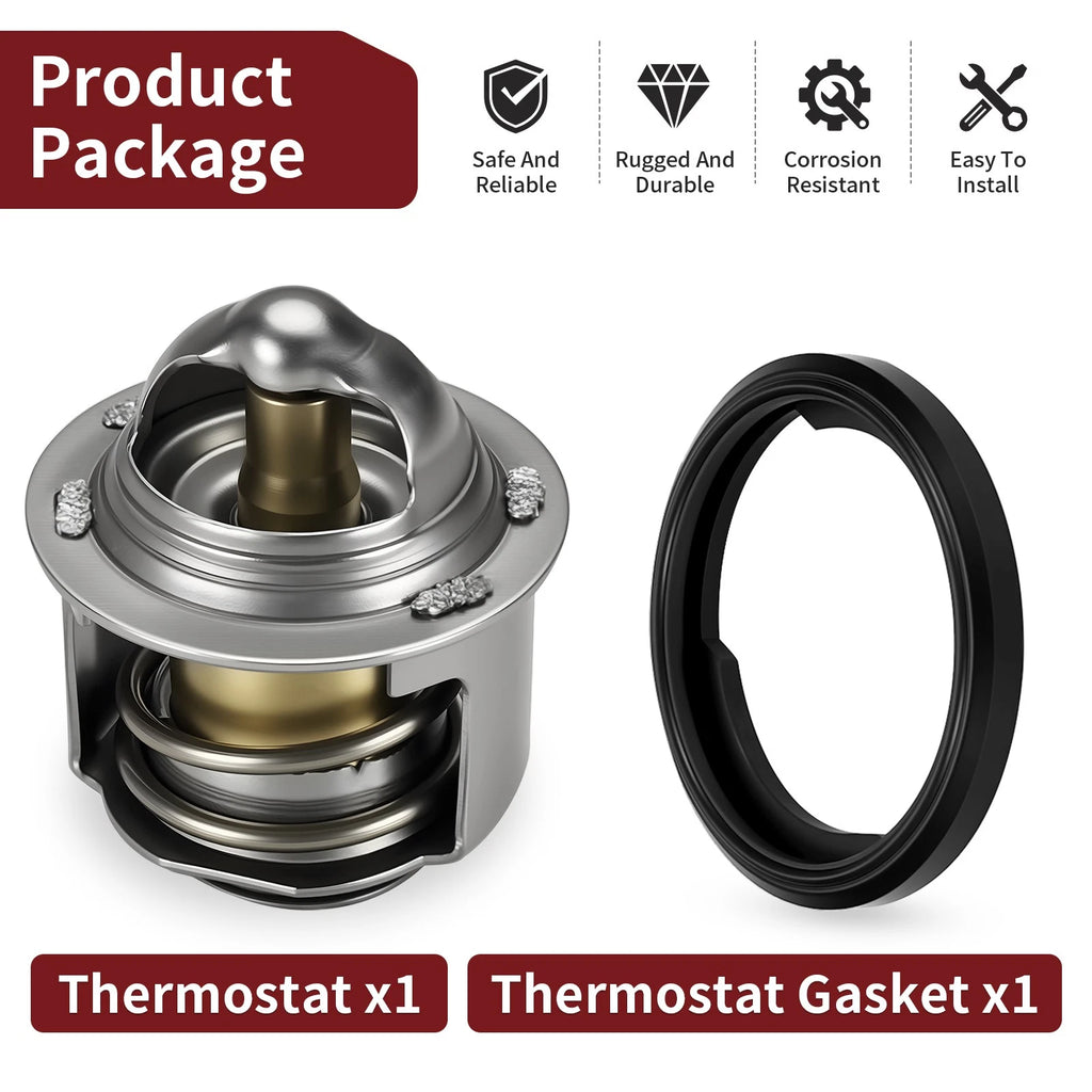 Thermostat & Gasket for Honda Elite 150 250 CH150 CH250 Helix 250 (1987–2007) 19300-KM1-003