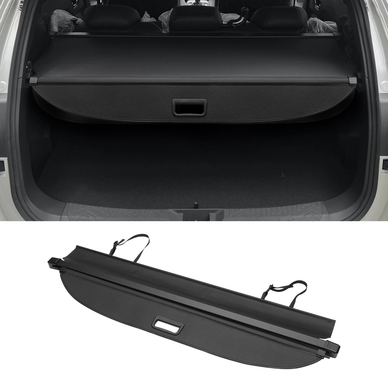 Retractable Cargo Cover Replacement for Subaru Forester (2014–2018) Black