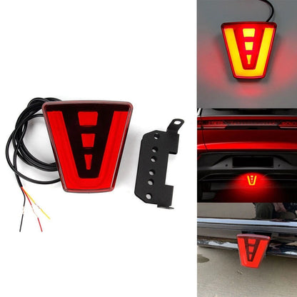 Brake Signal Lamp Headlight LED Rear Tail Third Brake Lamp Triangle 12V
