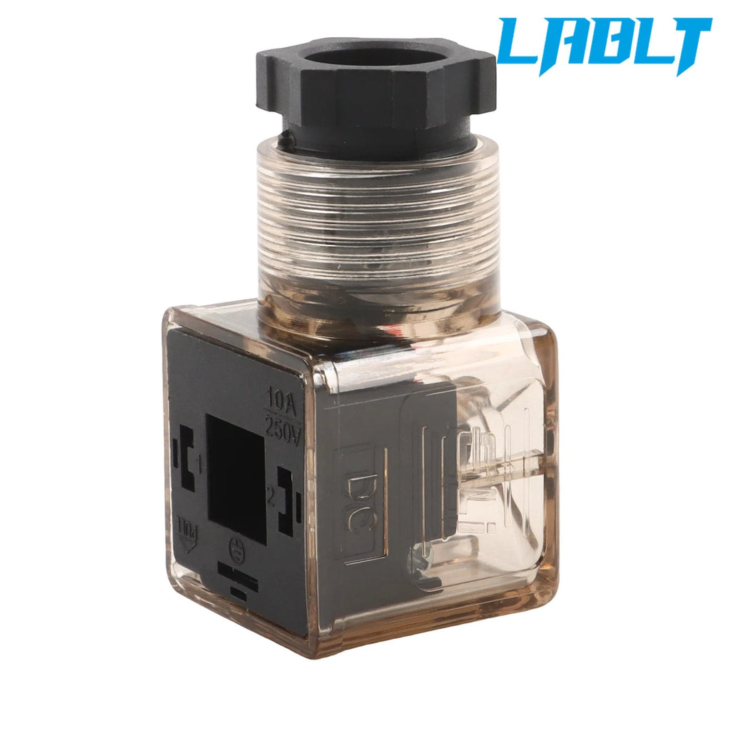 3X Din43650c Junction Socket Light Air Valve Solenoid Plug Connector
