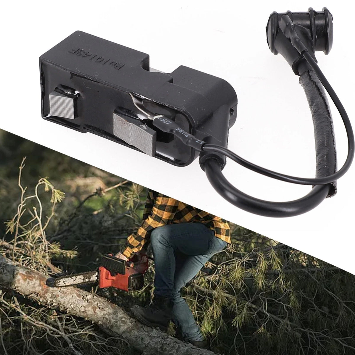 Ignition Coil for Chinese Chainsaw 4500/5200/5800 (45CC/52CC/58CC) 152F-100A