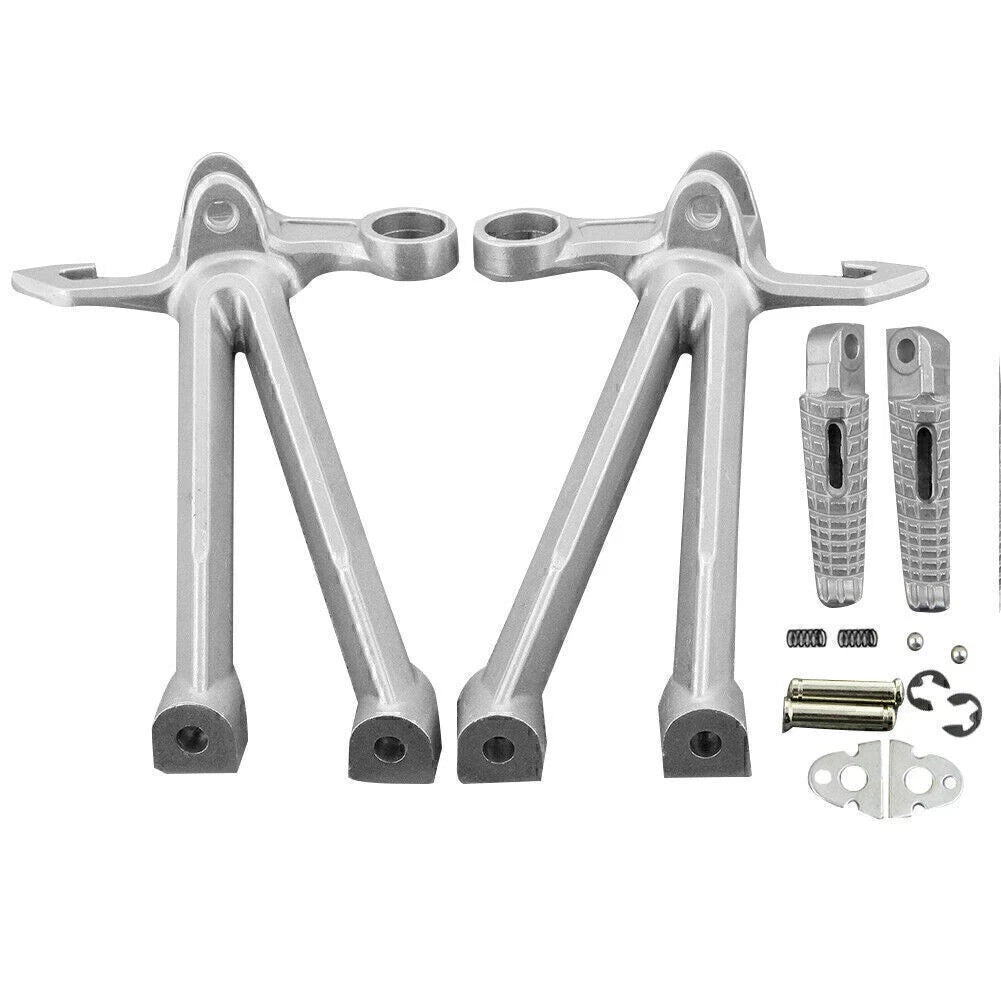 Rear Passenger Footrest Pedals with Brackets for Suzuki GSXR1000 (2007–2008)