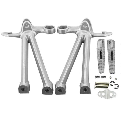 Rear Passenger Footrest Pedals with Brackets for Suzuki GSXR1000 (2007–2008)