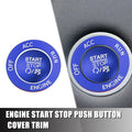 Engine Push Start Button Sticker Kit Replacement for Dodge Charger (2015–2021)