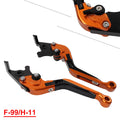 Orange Extendable Brake Clutch Levers for Ducati Panigale (899–1299)